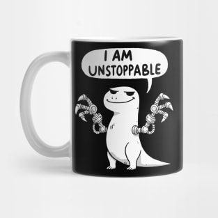 I am Unstoppable Arms T-Rex Dino Mug